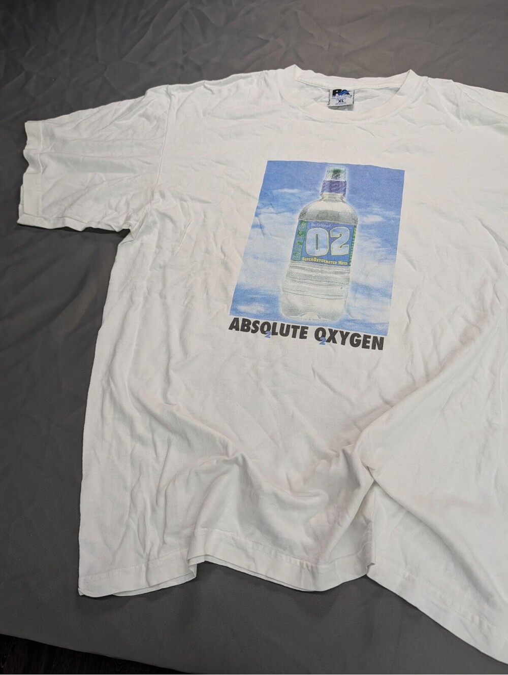 Life O2 Absolute Oxygen Royal Avalon Shirt XL Vintage White